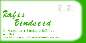 rafis bindseid business card
